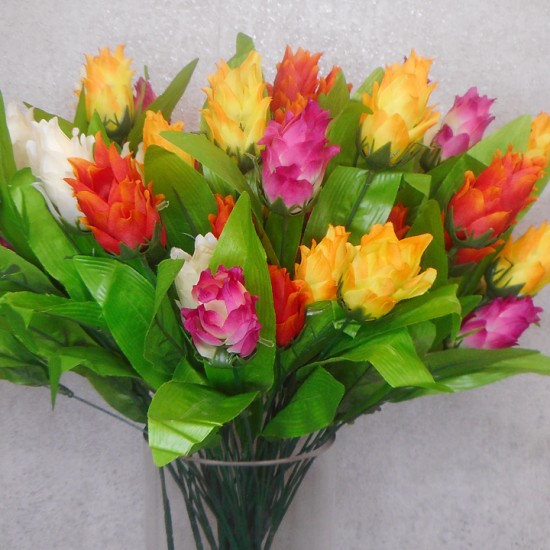 Dragon Fruit Spray Yellow 68cm Artificial Flowers